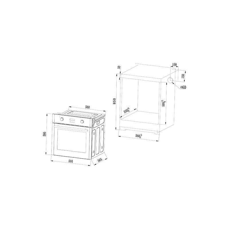 Kromsline Khcr-205-w-s Backofen