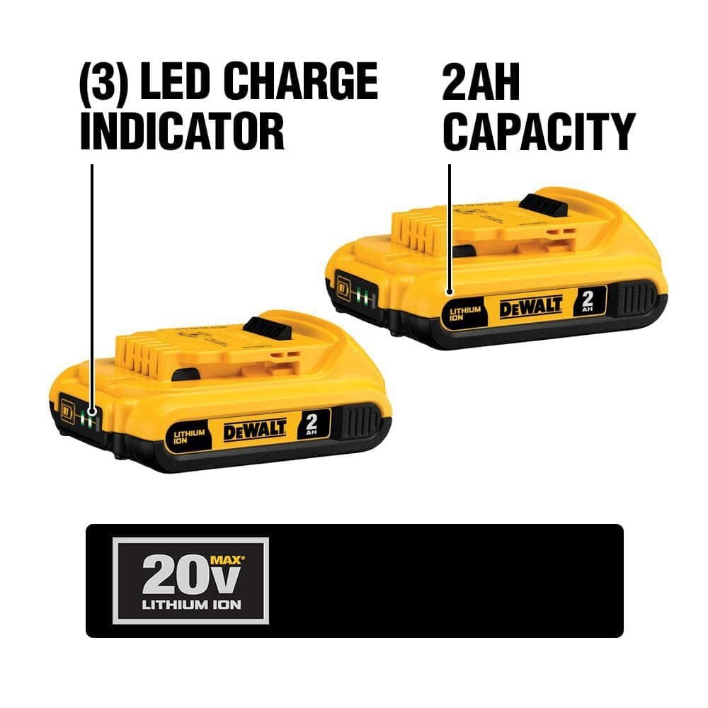 2025 DEWALT 20V MAX 10-teiliges Werkzeug-Kombi-Set DCK1020D2