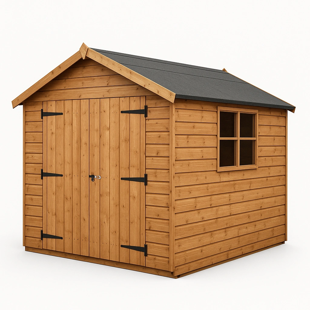 Abri de jardin en bois avec toit en pente et fenêtre 300x320x290 cm