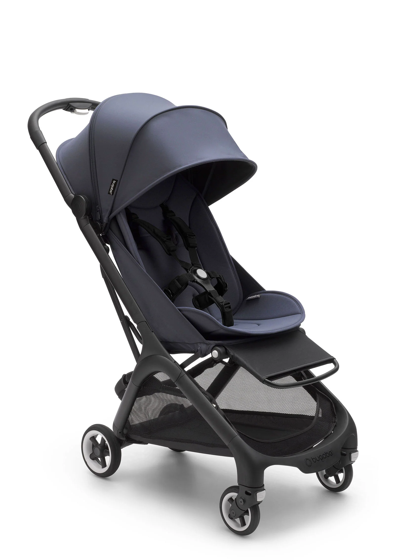 Butterfly Buggy Kinderwagen, Modelljahr 2025, Schwarz/Sturmblau
