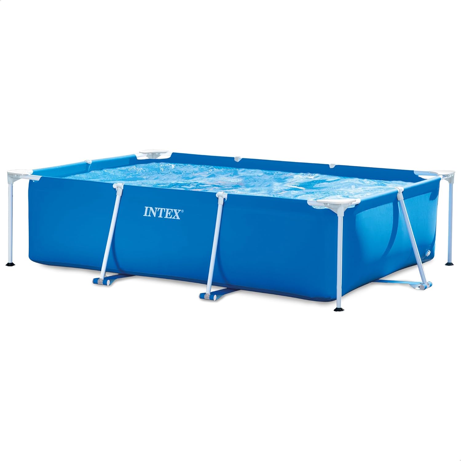 Intex 28271NP – Kleiner Rahmen-Aufstellpool 260 x 160 x 65 cm, 2.282 Liter, Blau