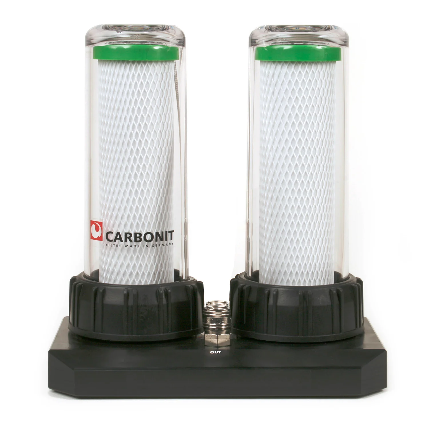 Carbonit DUO HPP Parallel 2025 – Untertisch-Wasserfilter mit Doppelkartusche. Ohne Wasserhahn.