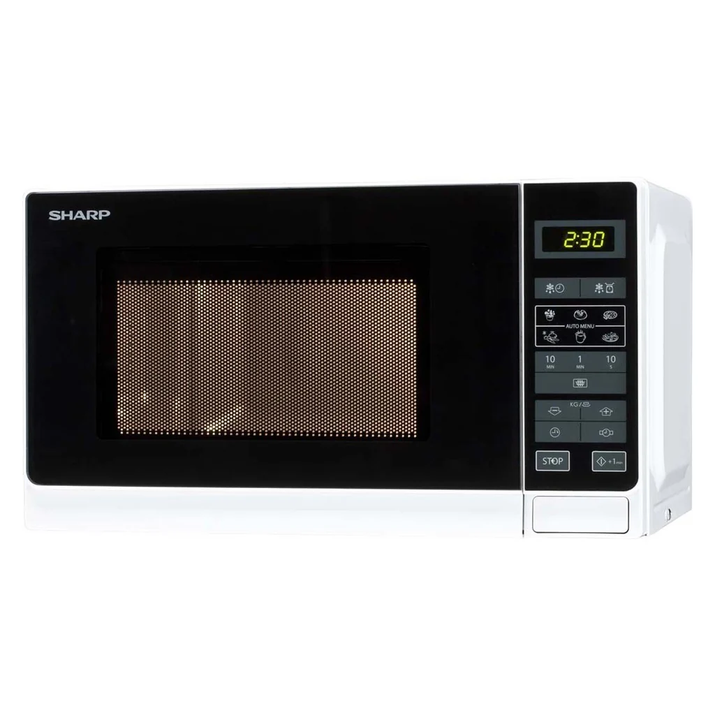 2025 Sharp R-242 WW 20 L Weiße Mikrowelle