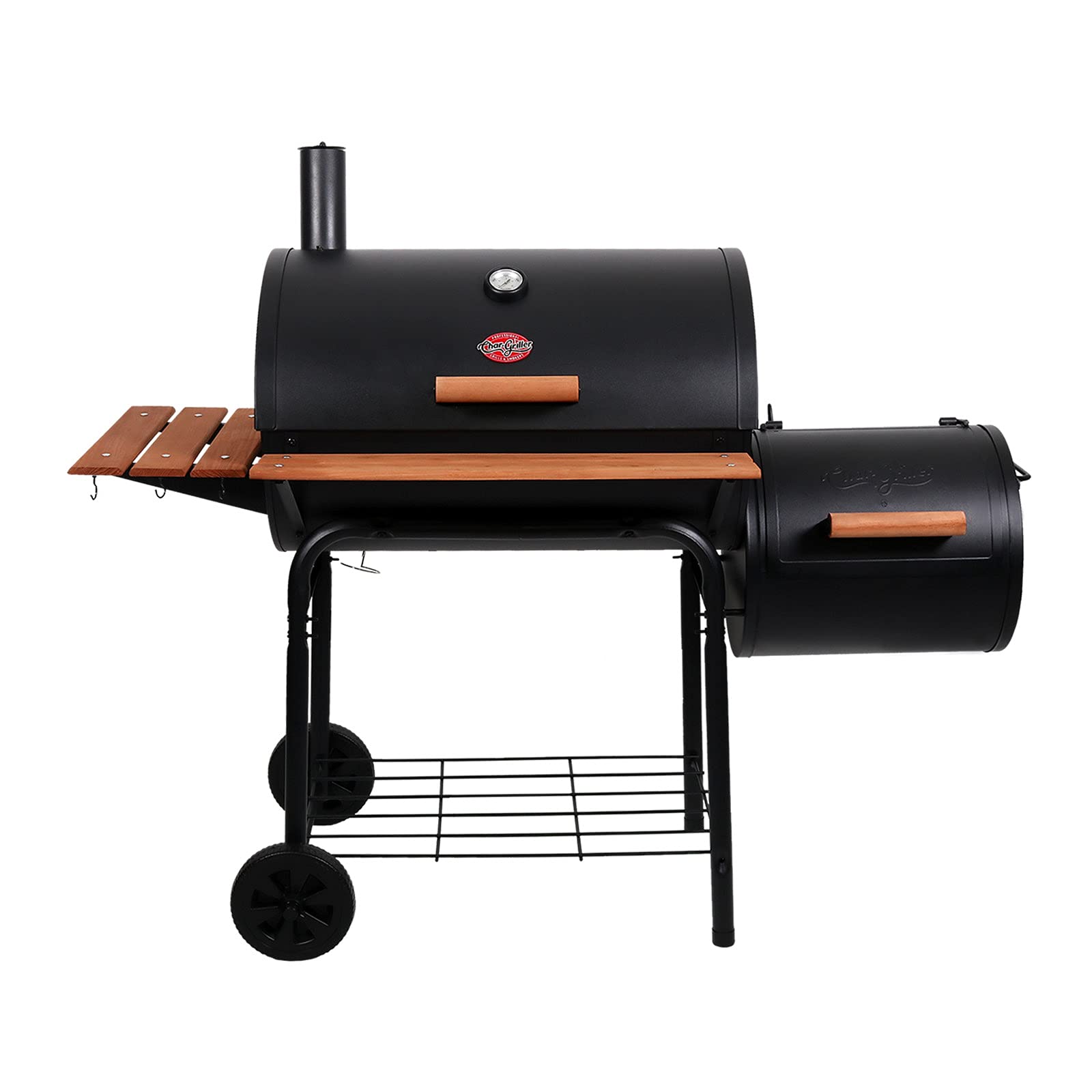 2025 Char-Griller 1224 Smokin Square Offset Holzkohlegrill und Smoker