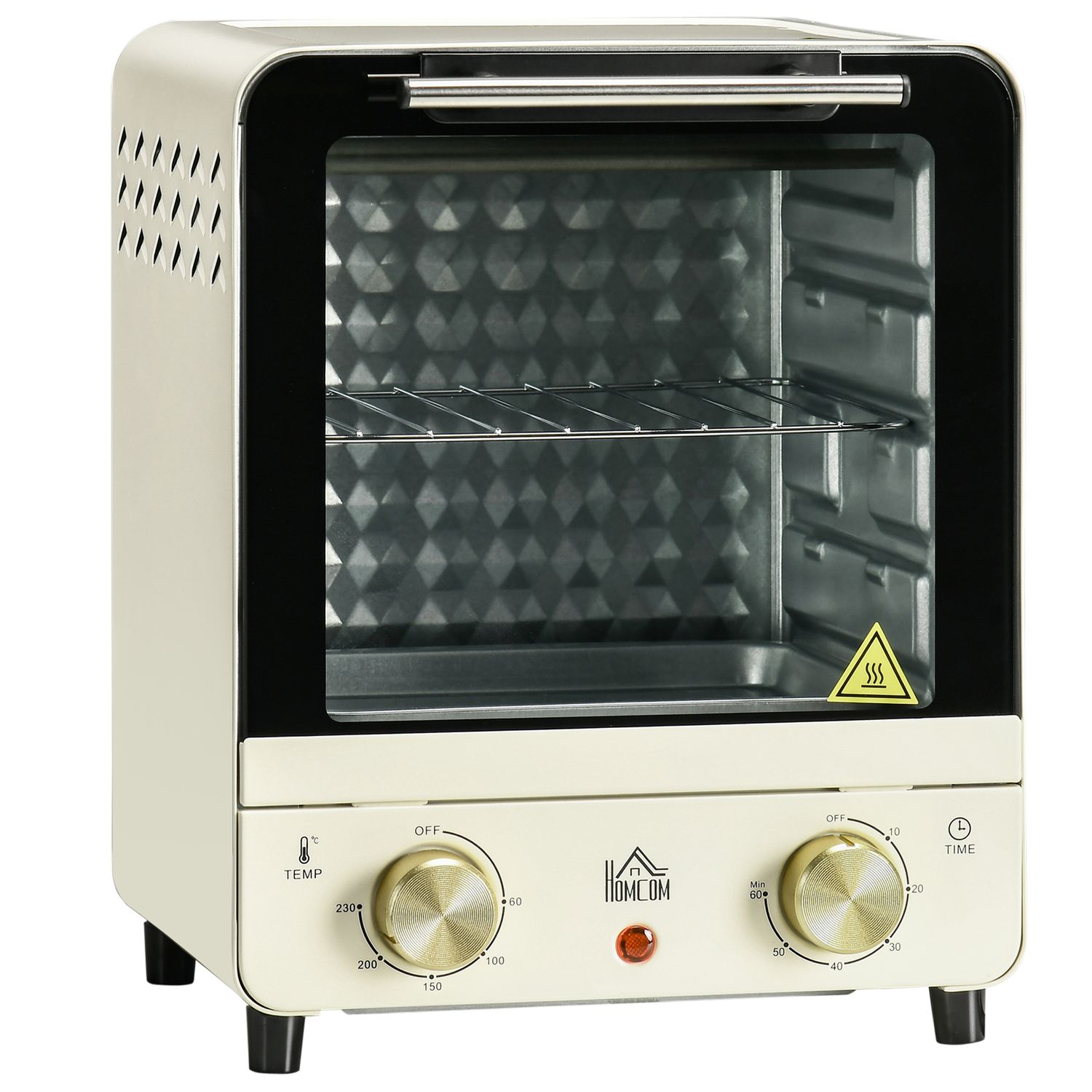 Homcom 15L 1000W Tisch-Elektrobackofen, Temperatur bis zu 230°C