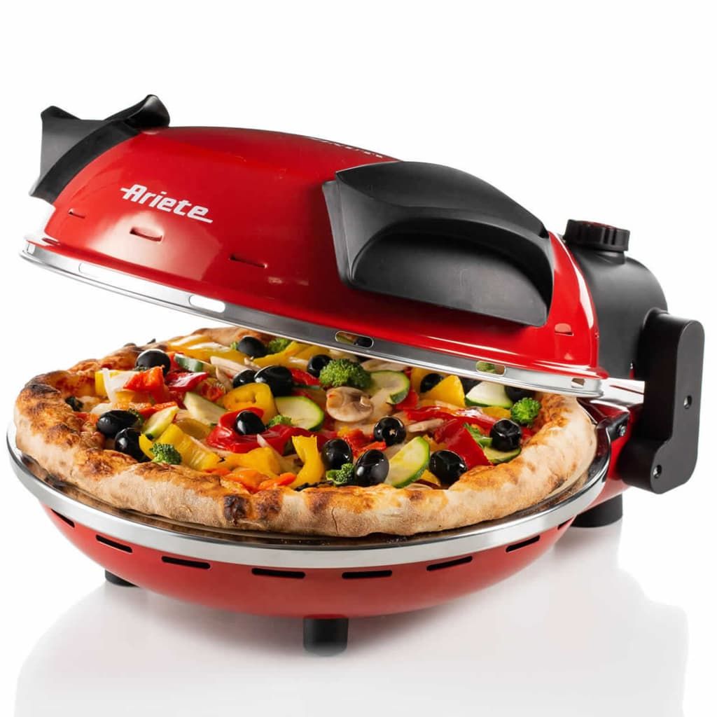 Ariete Da Gennaro Pizzaofen 1200W Rot und Schwarz