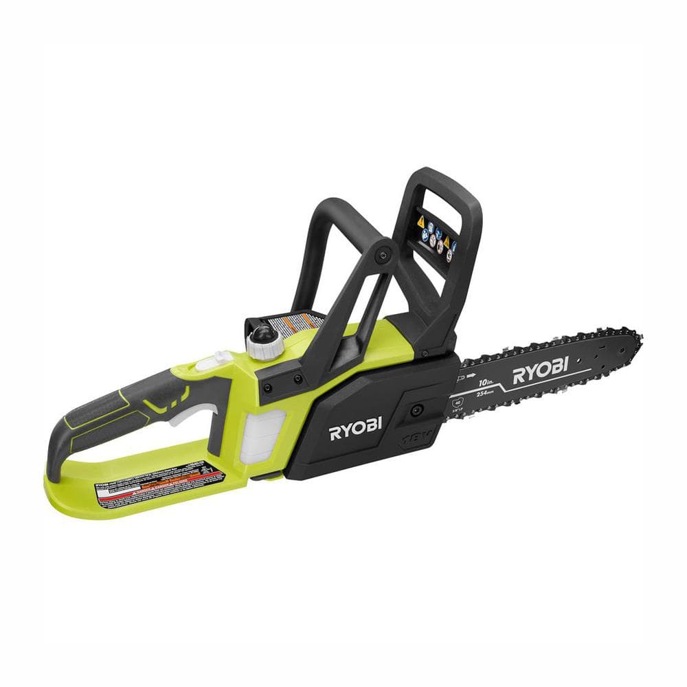 RYOBI ONE+ 18V 10-Zoll Akku-Kettensäge (nur Gerät) P546BTL (Modelljahr 2025)
