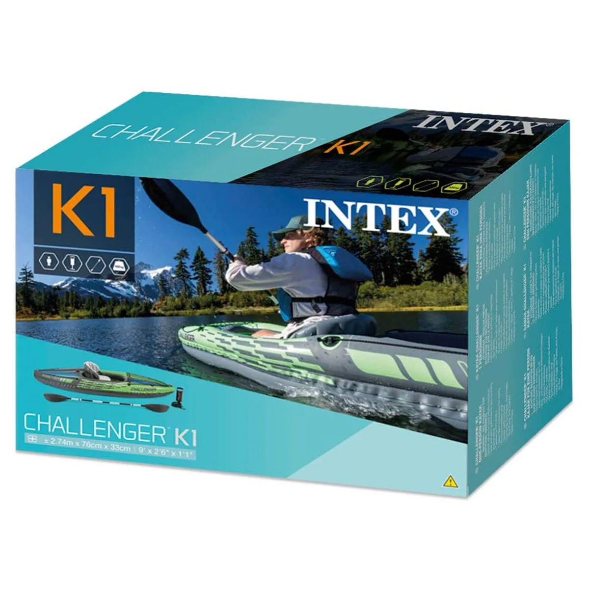 2025 Intex Challenger K1 aufblasbares Kajak