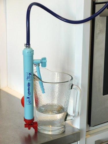 LifeStraw Family 1.0 Tragbarer Schwerkraft-Wasserfilter für Notfallvorsorge und Camping