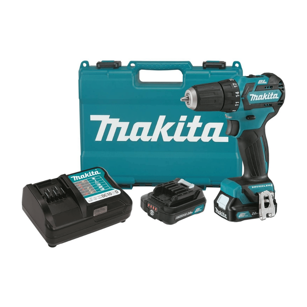 Makita FD07R1 12V MAX CXT 3/8 Zoll Akku-Bohrschrauber-Set (bürstenlos)