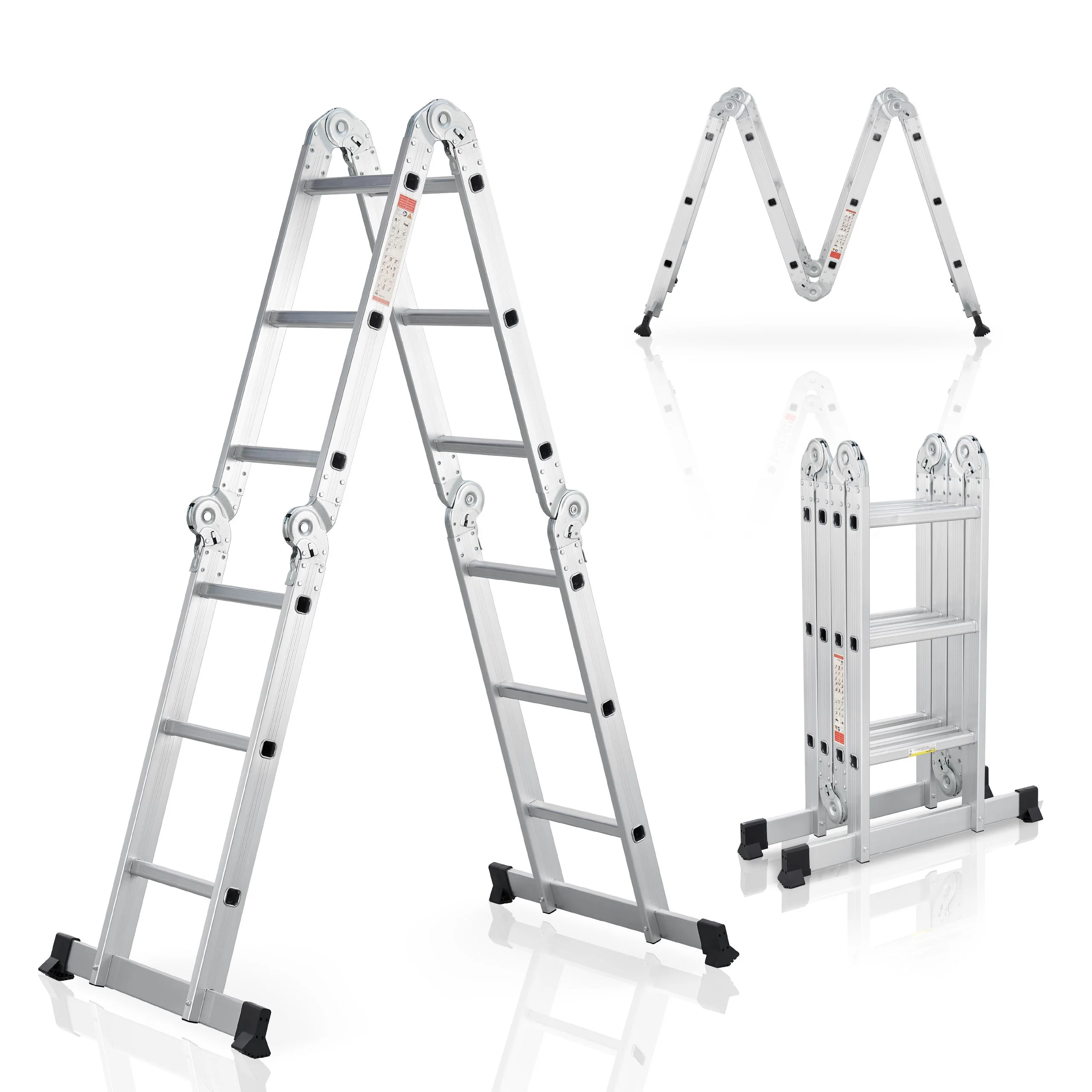 2025 Multifunktionale Aluminiumleiter 3,6 m – Vielseitig, stabil und kompakt