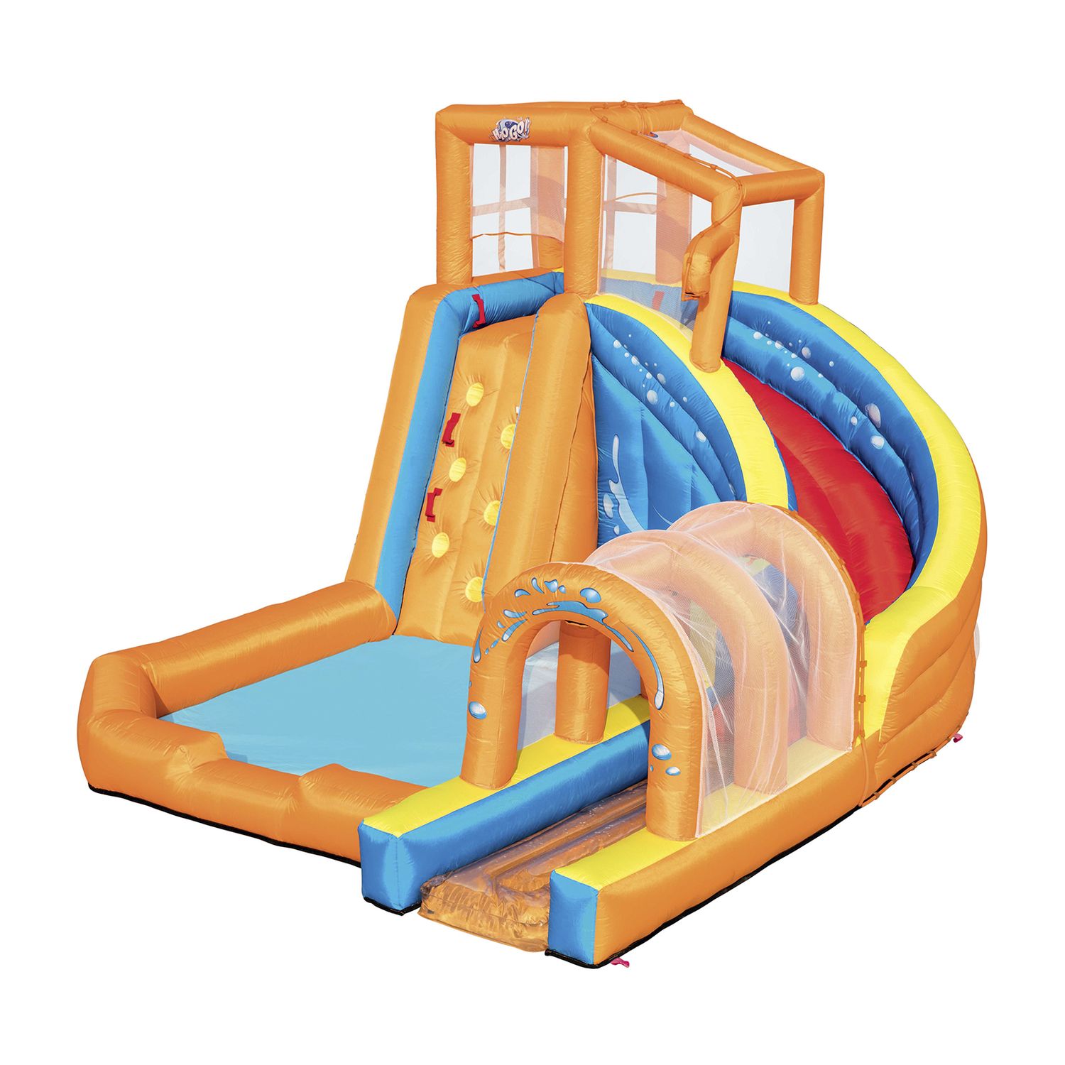 Bestway Hurricane Tunnel Blast Mega aufblasbare Wasserburg 420x320x260 cm
