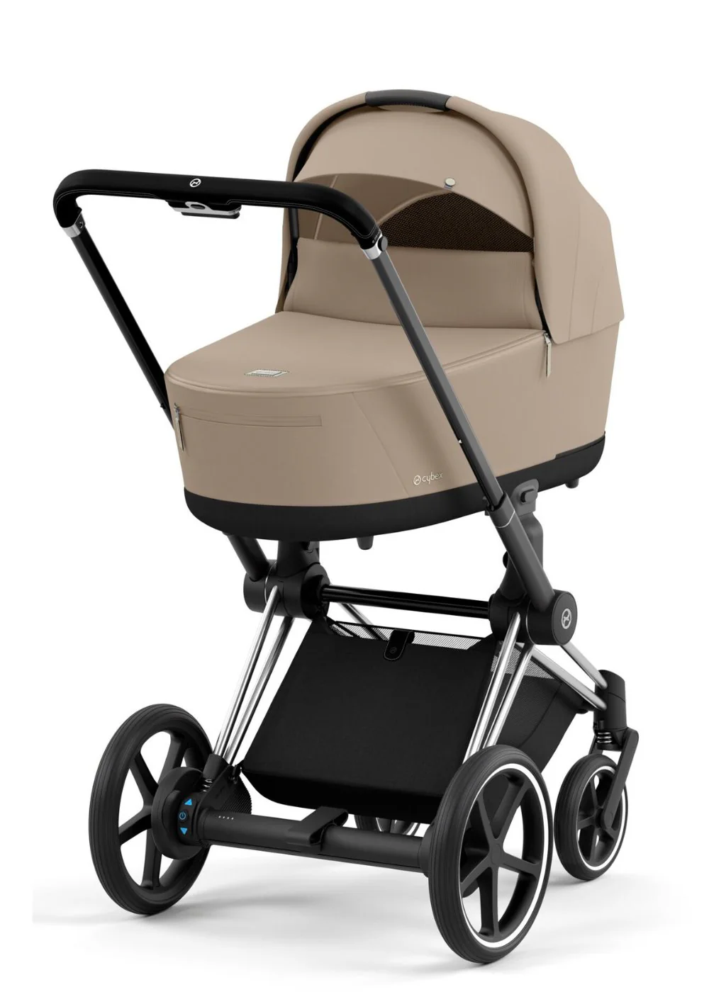 2025 e-Priam 'Comfort' Cozy Beige Kinderwagen-Set