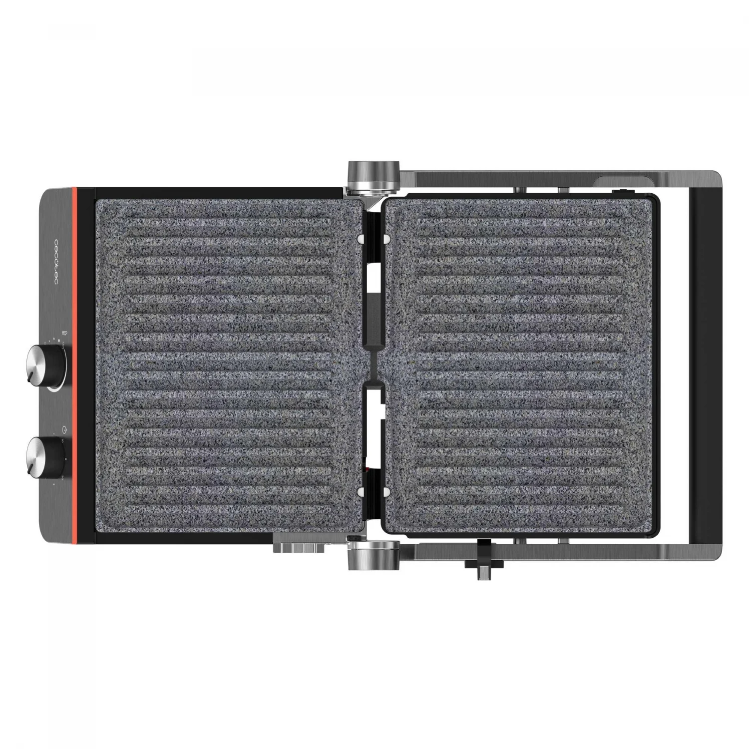 Cecotec Rock’nGrill Blaze Neon Elektrogrill, 2200 W – Schwarz