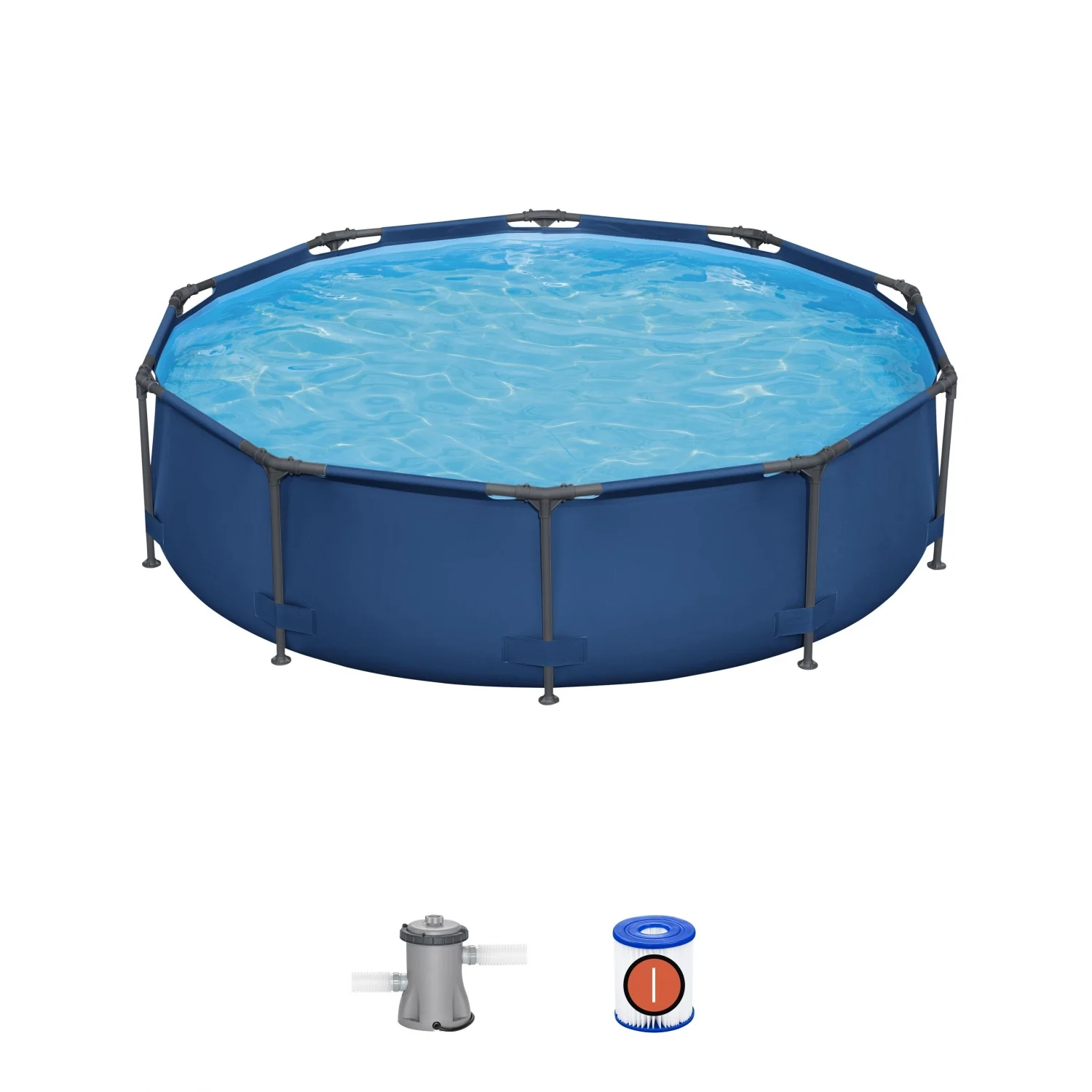 Runder Röhrenpool 305x76 cm Molokini