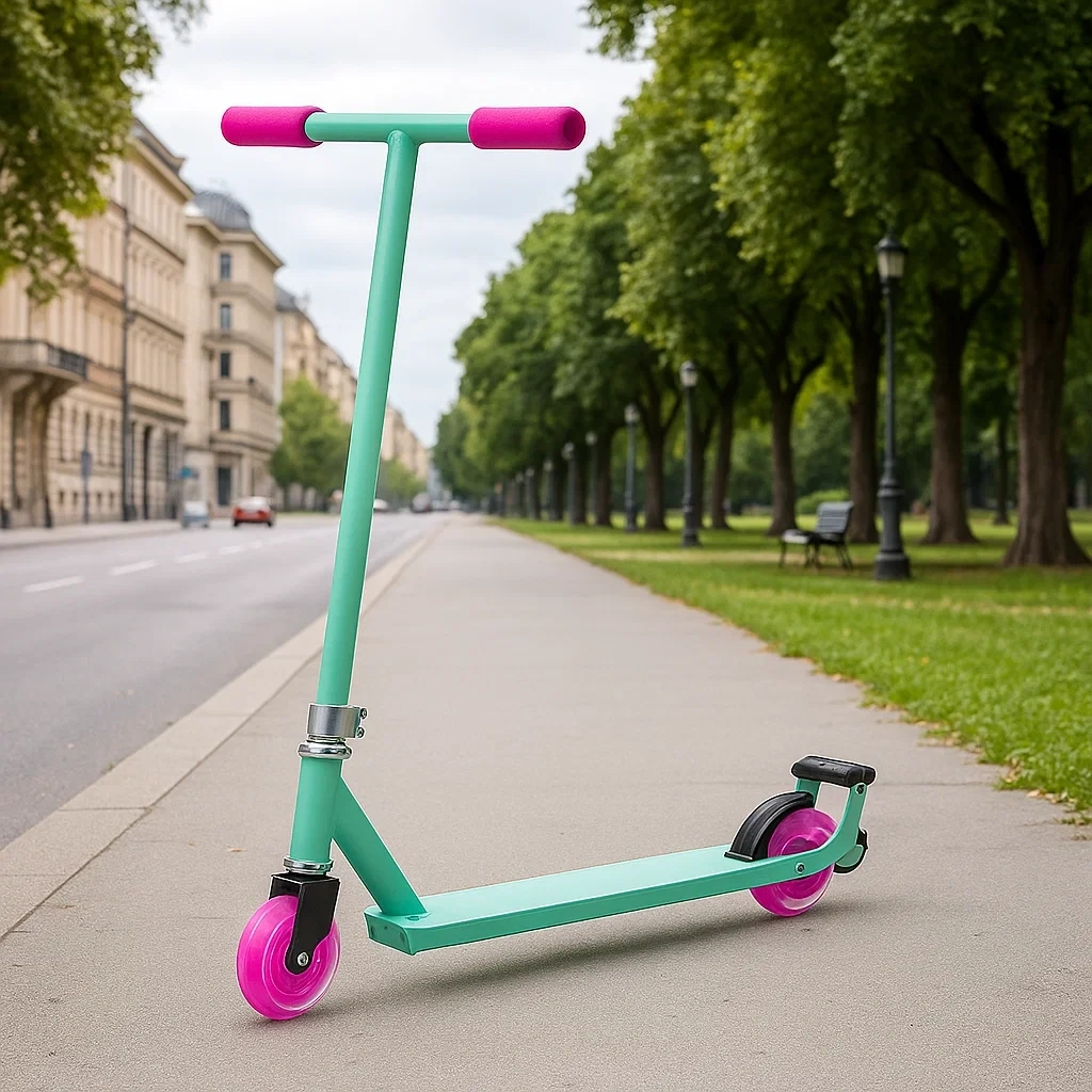 Kinderroller, Mintgrün und Rosa, Alter 6-10 - sqftzHKs59GF