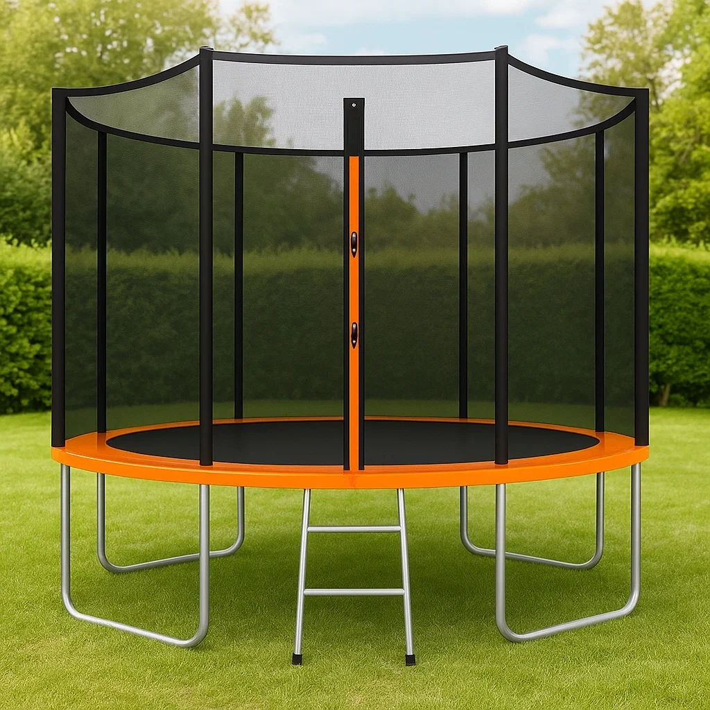 Trampolines ronds 305 x 250 cm orange/noir - CTzanQty17ze