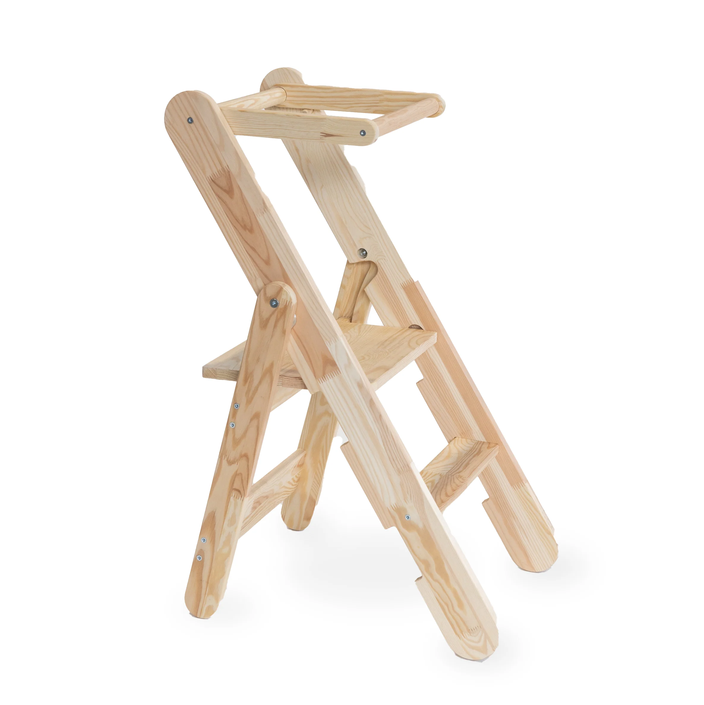 Zwergensache 2025 Faltbarer Aussichtsturm aus Massivholz. Für Kinder ab 2 Jahren.