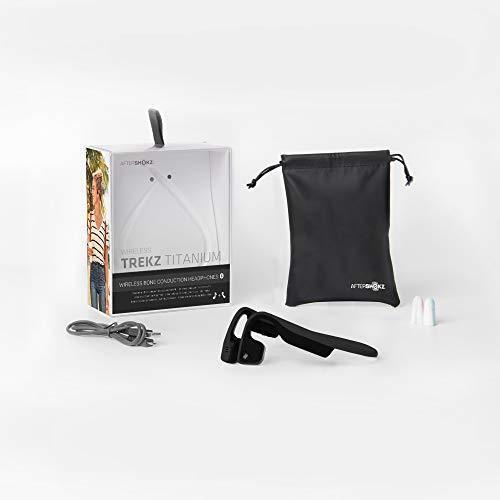 Aftershokz Titanium Knochenleitungs-Bluetooth-Kopfhörer, Schwarz