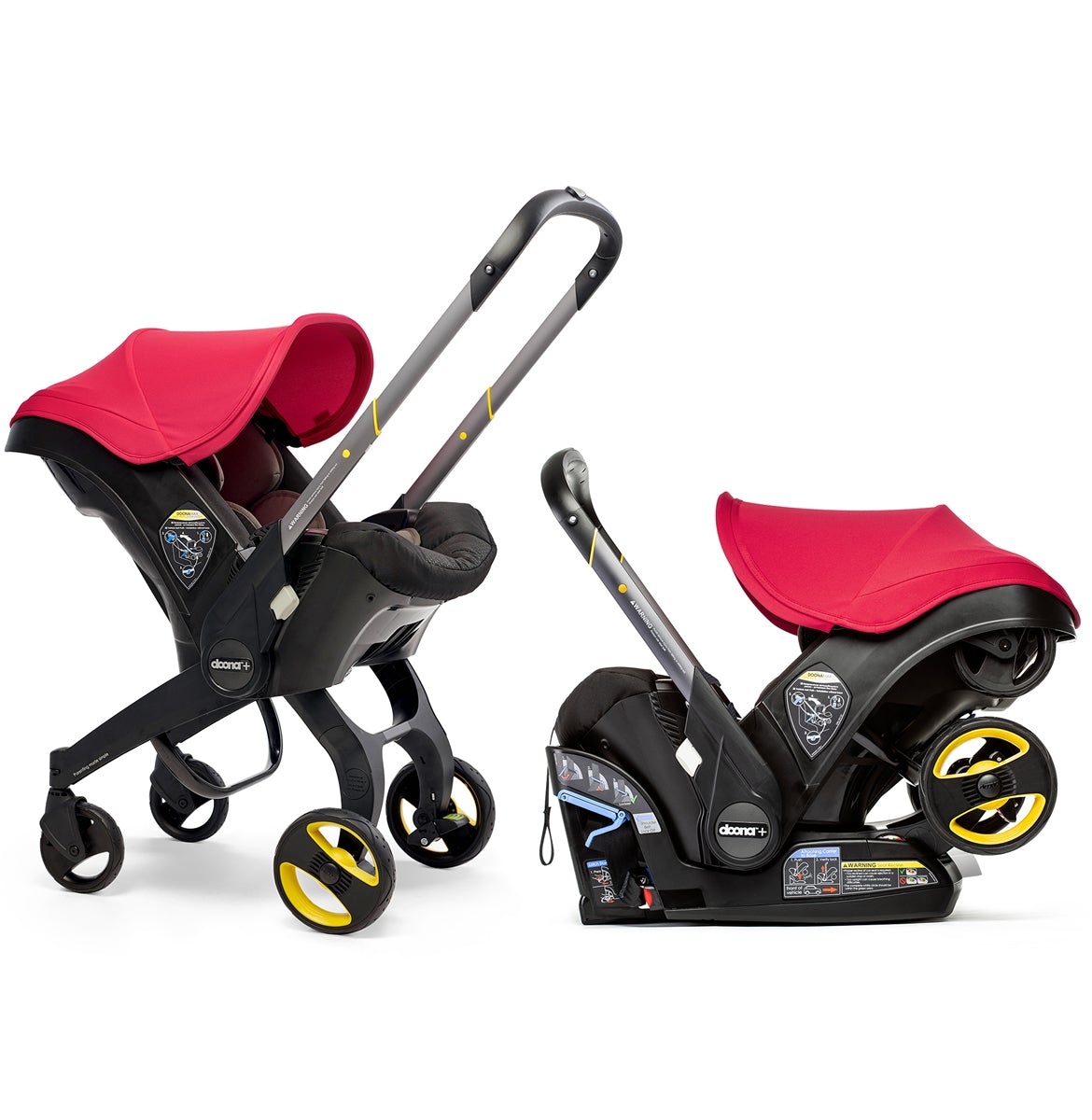 Doona Baby-Autositz und Kinderwagen (Modelljahr 2025) mit LATCH-Basis
