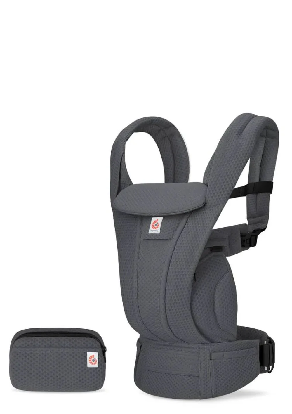 2025 „Omni Deluxe“ Babytrage aus Netzgewebe, Graphitgrau