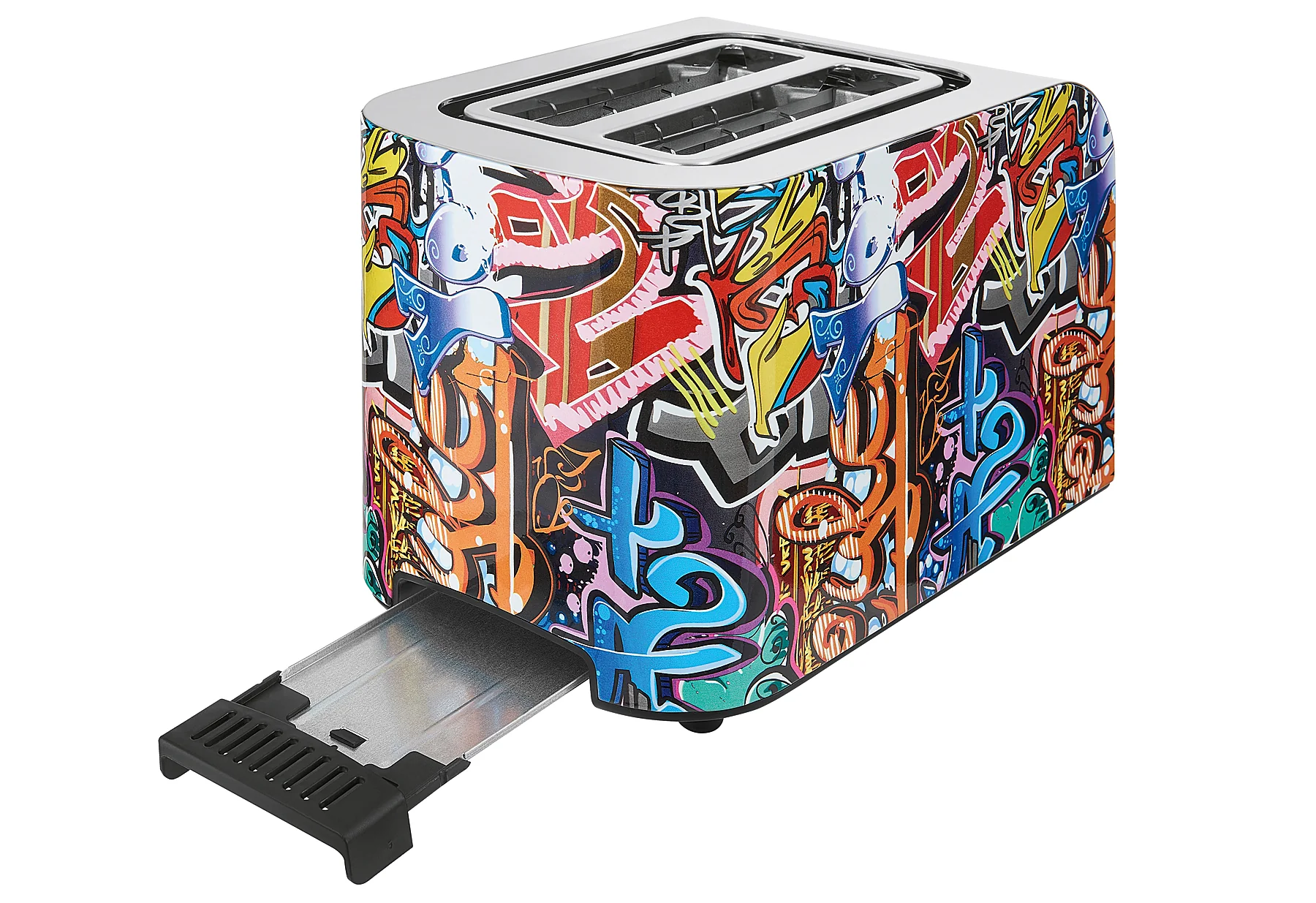 2025 Graffiti Style 2-Schlitz-Toaster Toast 3010 G