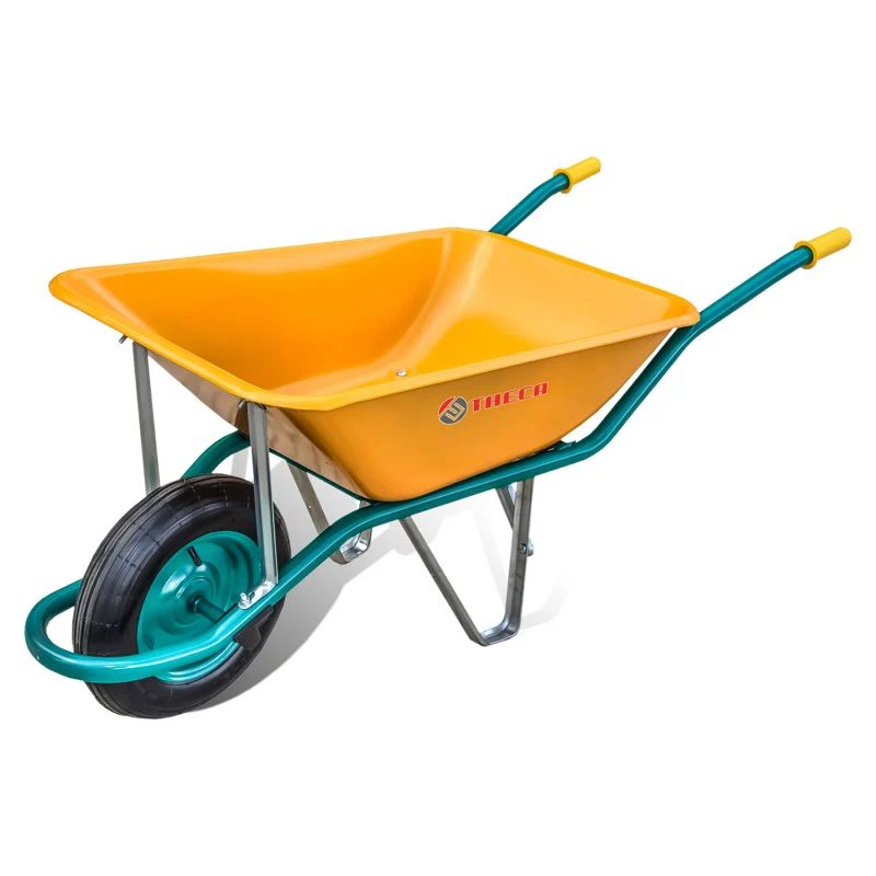 2025 Europa 90L Gelbe Theca-Hiviot Baustellenschubkarre