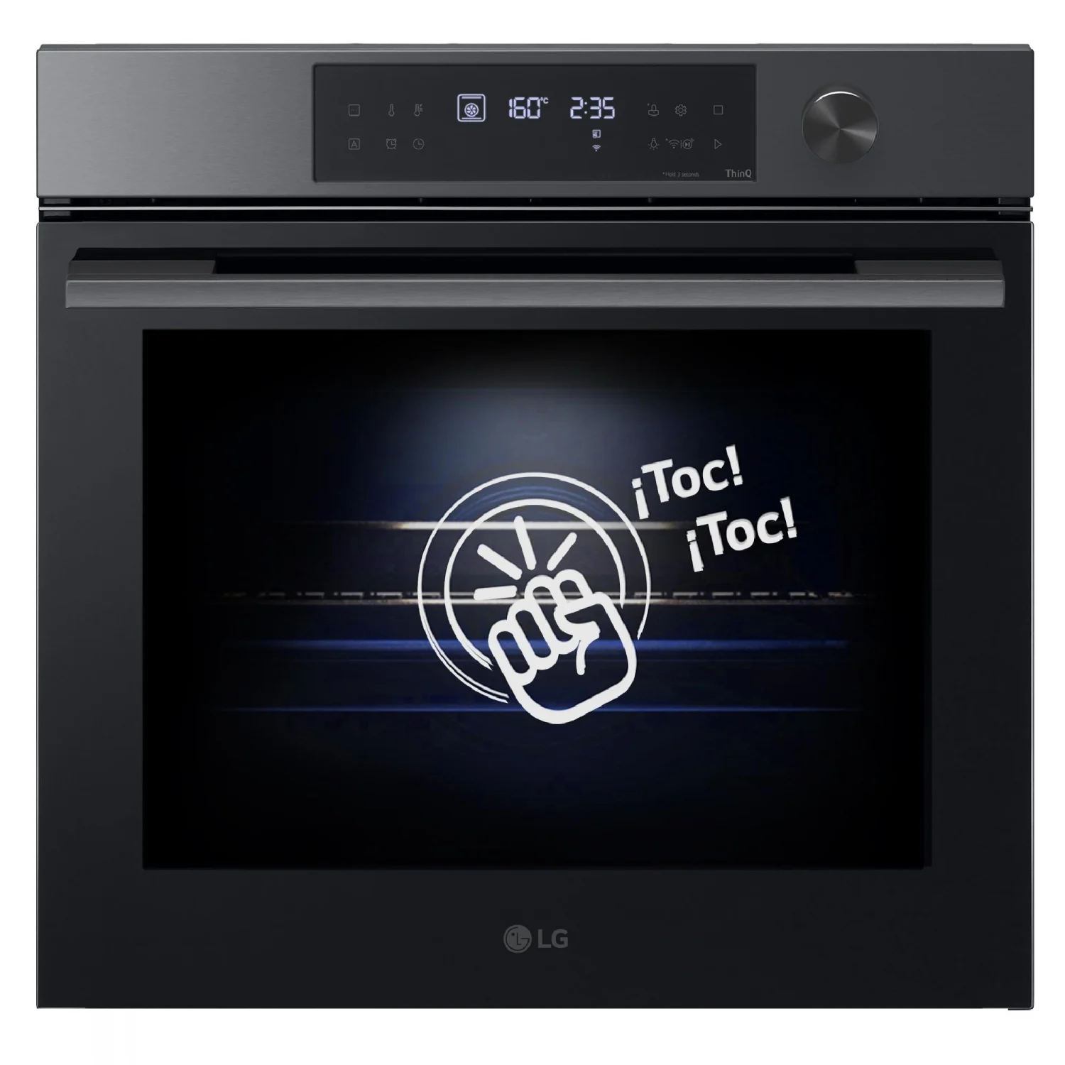 LG Multifunktionsbackofen WS7D7632WB, 3,5 kW, 76 l, Klapptür, 15 Kochfunktionen, Energieeffizienzklasse A+ – Schwarz