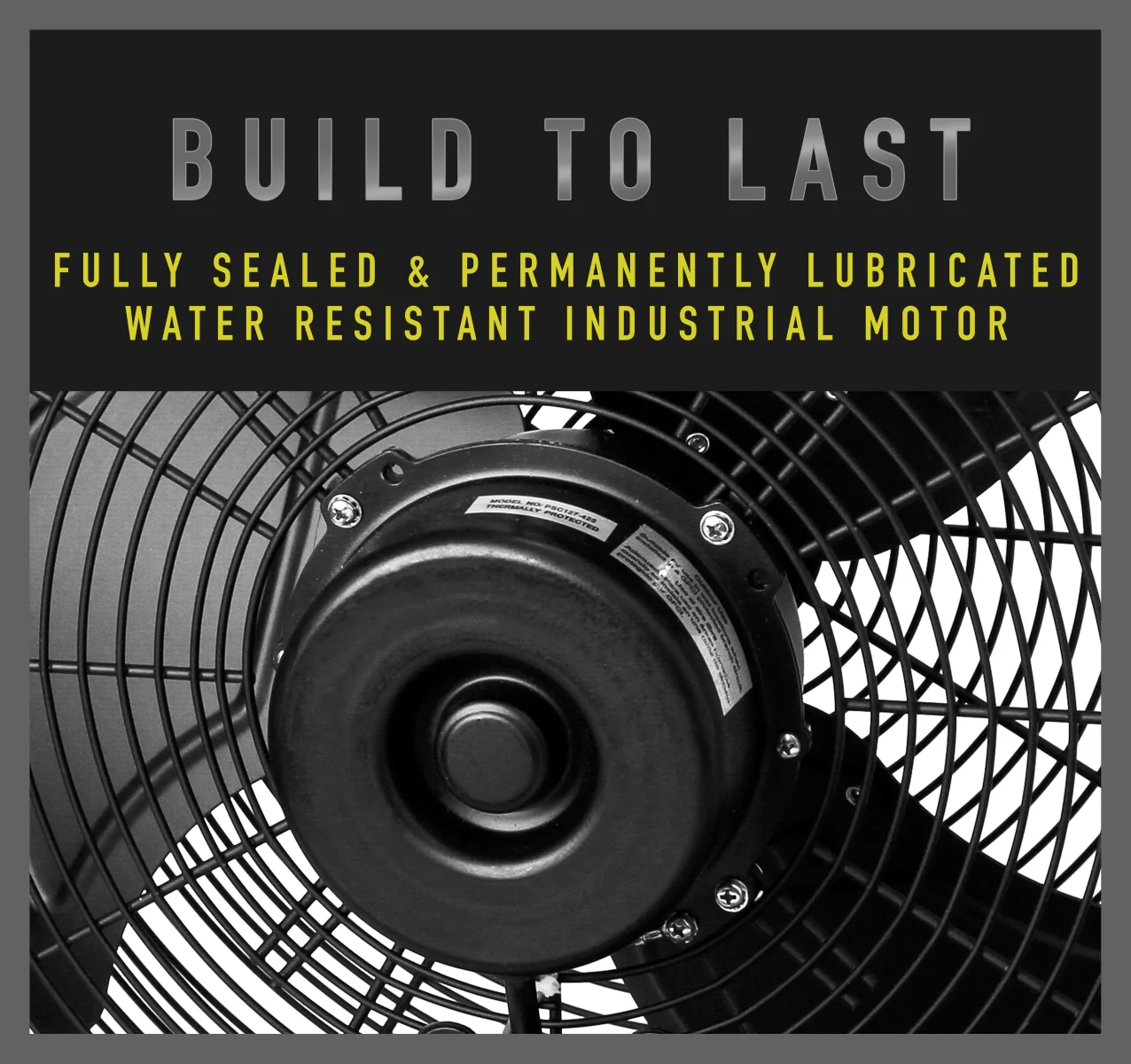 2025 ILG8E18-15 – iLIVING 45,7 cm (18 Zoll) wetterfester Wandventilator mit variabler Drehzahl für den Innen- und Außenbereich. Industriequalität für Terrasse, Gewächshaus, Garage, Werkstatt und Laderampe. 6360 CFM (Kubikfuß pro Minute). Schwarz.