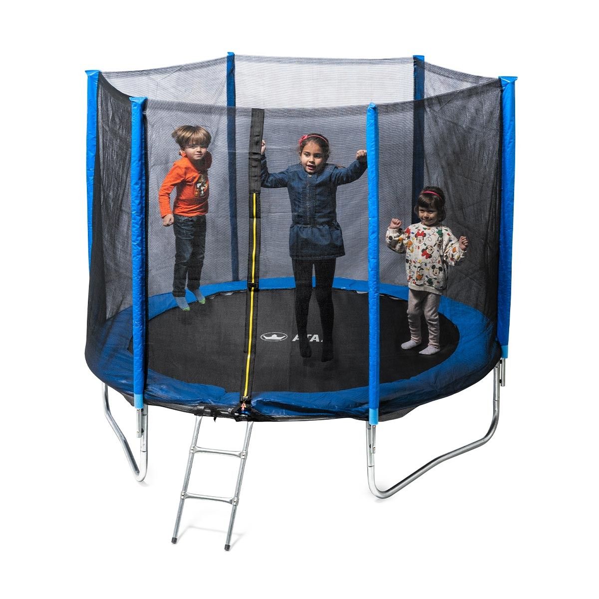 Kindertrampolin 250 Blau - Outdoor-Spiele und Spielzeug für Kinder