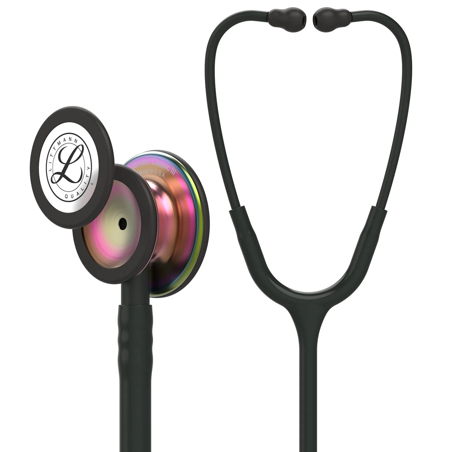 Littmann Classic III Überwachungsstethoskop 2025: Regenbogen und Schwarz 5870