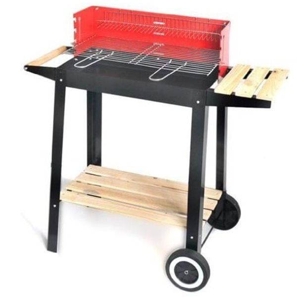 Edelstahlgrill 83x28x83cm