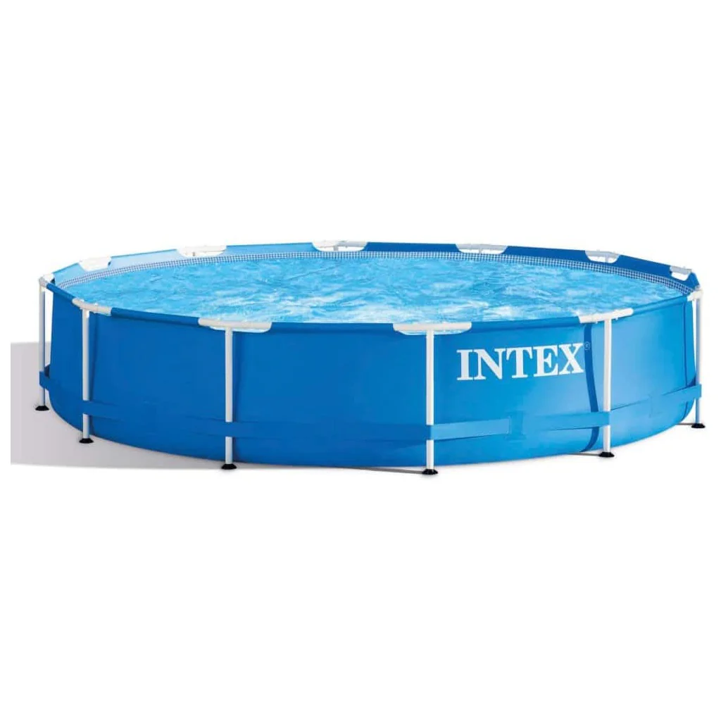 Intex Metallrahmenpool, blau, Modelljahr 2025. 366 x 76 cm