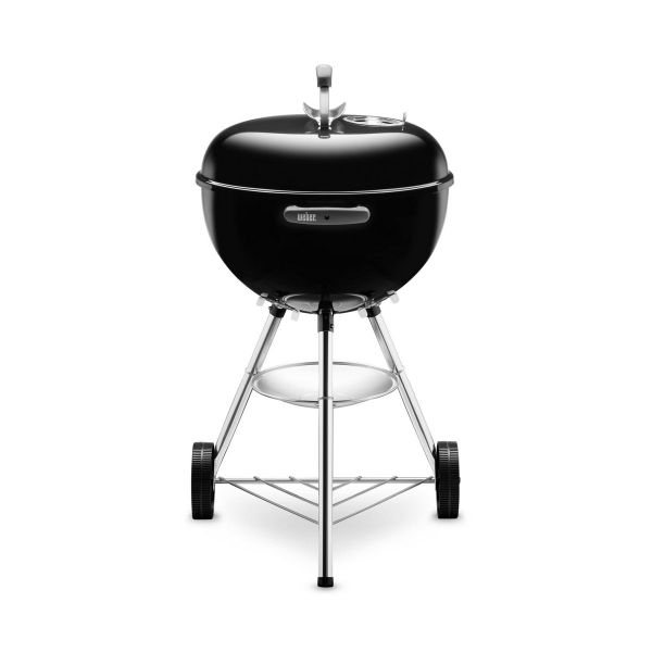 Weber Bar-B Kugelgrill mit Rädern, Chromstahl (91 x 47 x 58 cm)
