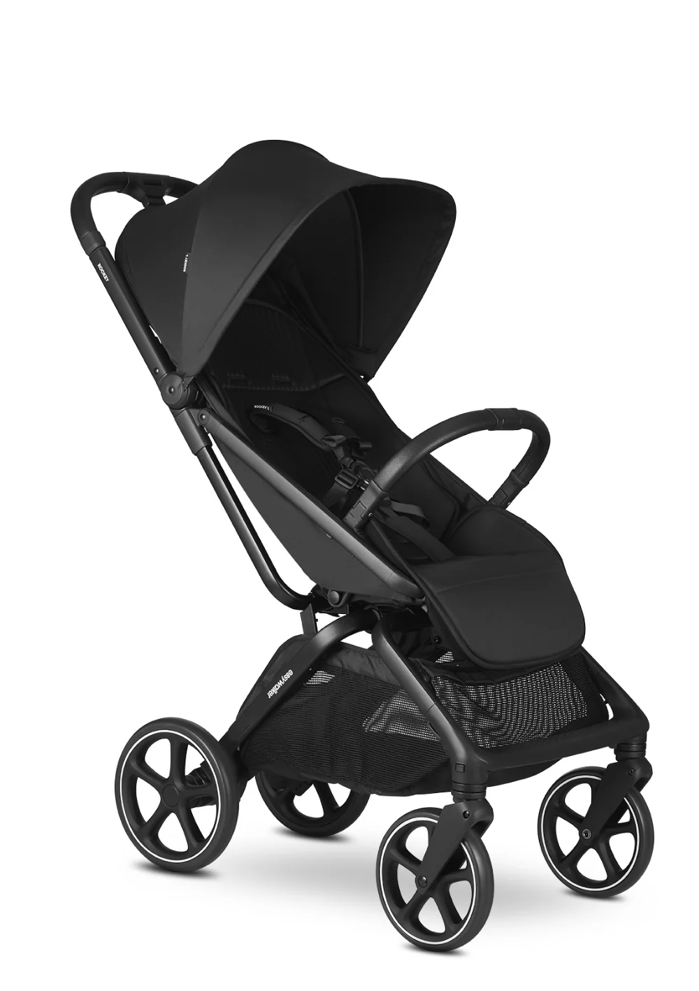 2025 Rockey L Pure Black Kinderwagen – Ihr geländegängiger Kinderwagen von EASYWALKER