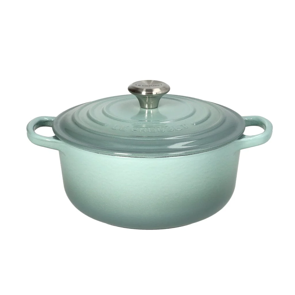 2025 Le Creuset – Signature Sea Salt runde Cocotte 28 cm 6,7 l