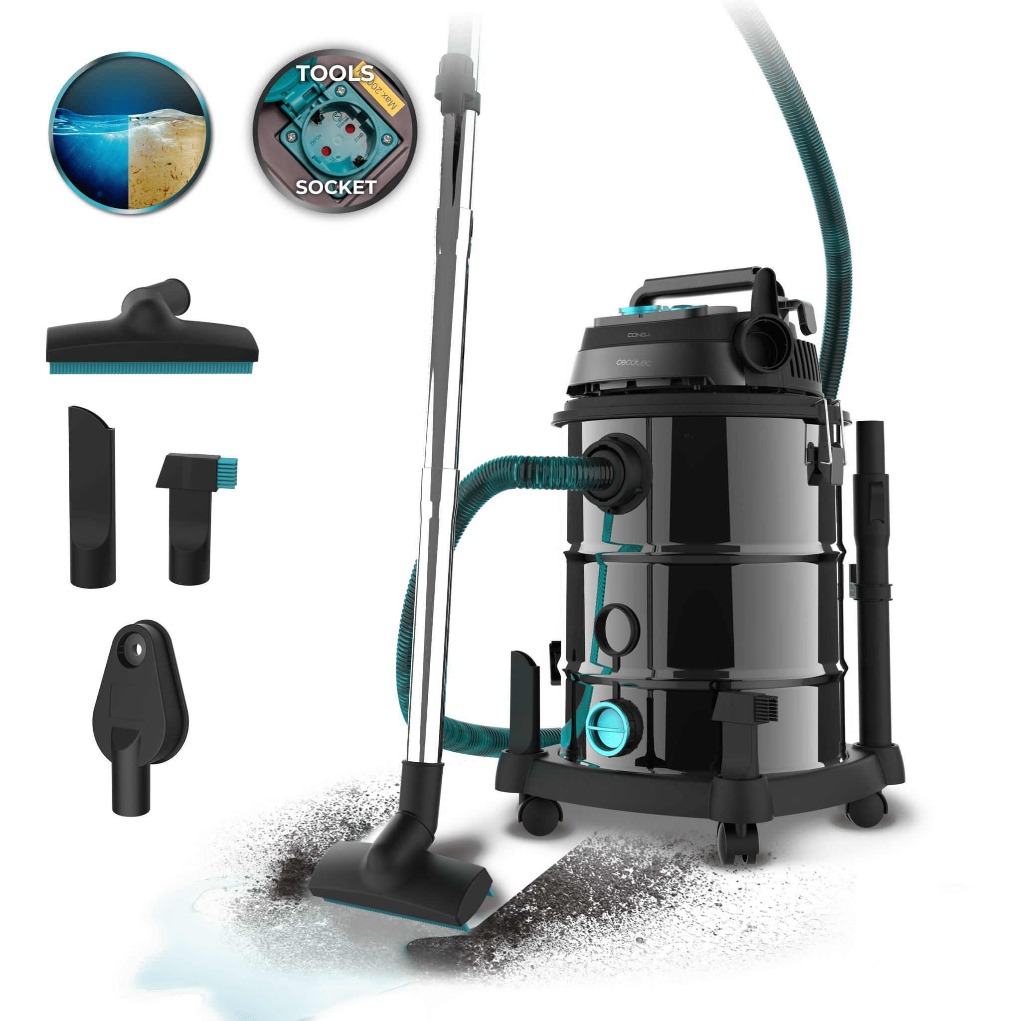 Conga Rockstar Wet & Dry Steel Pro Tool