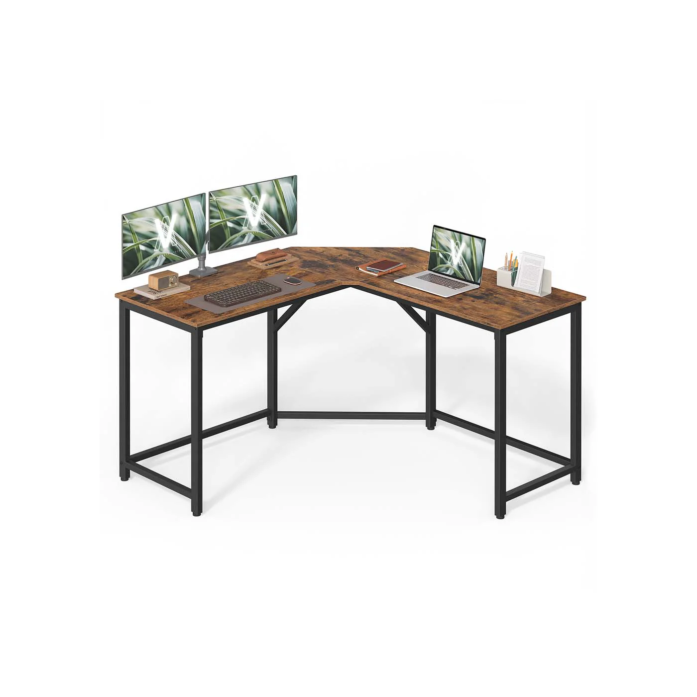 L-förmiger Computertisch