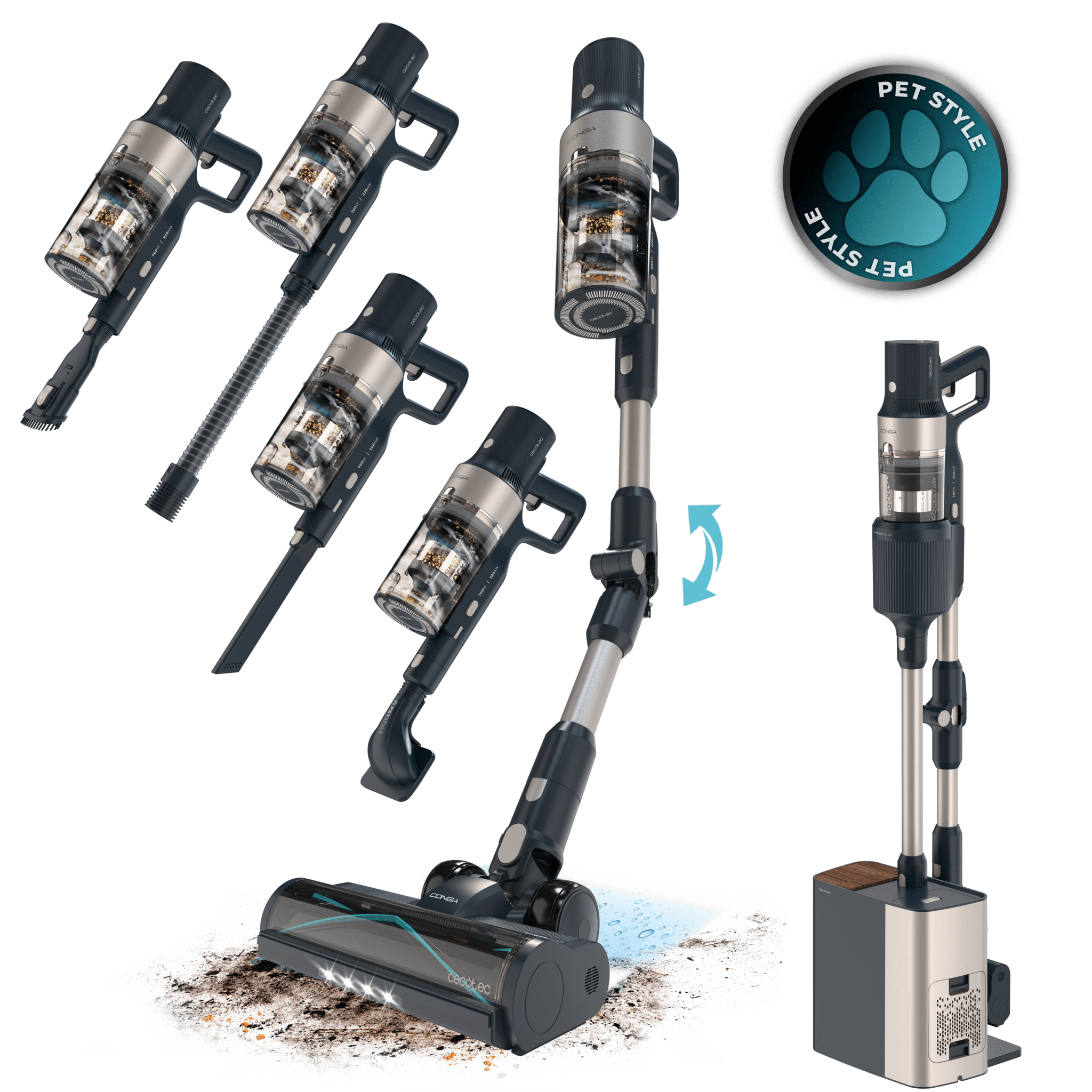 Rockstar 5500 Hurricane Station Pet Flex Conga