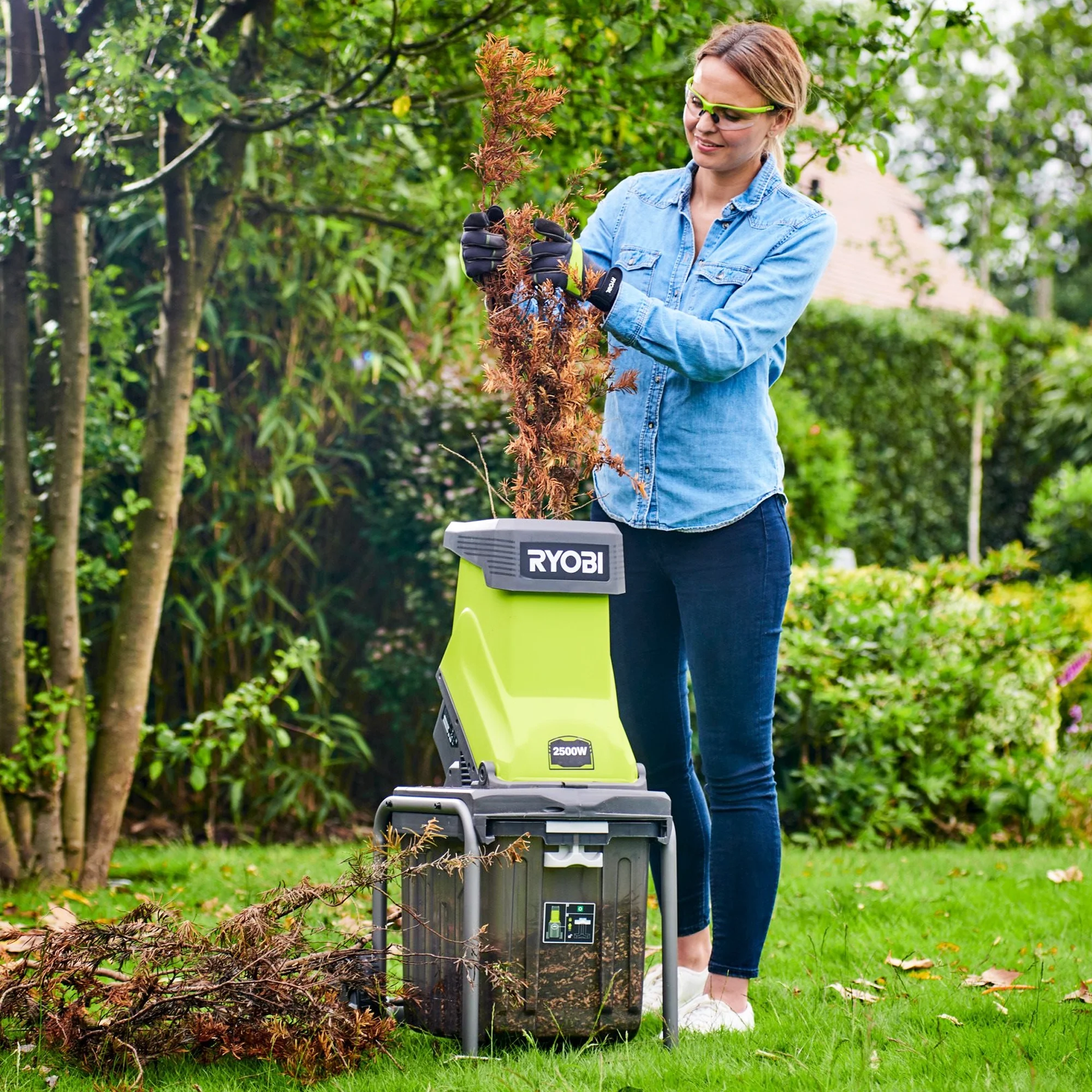 2025 Ryobi RSH2545B 2500W Asthäcksler