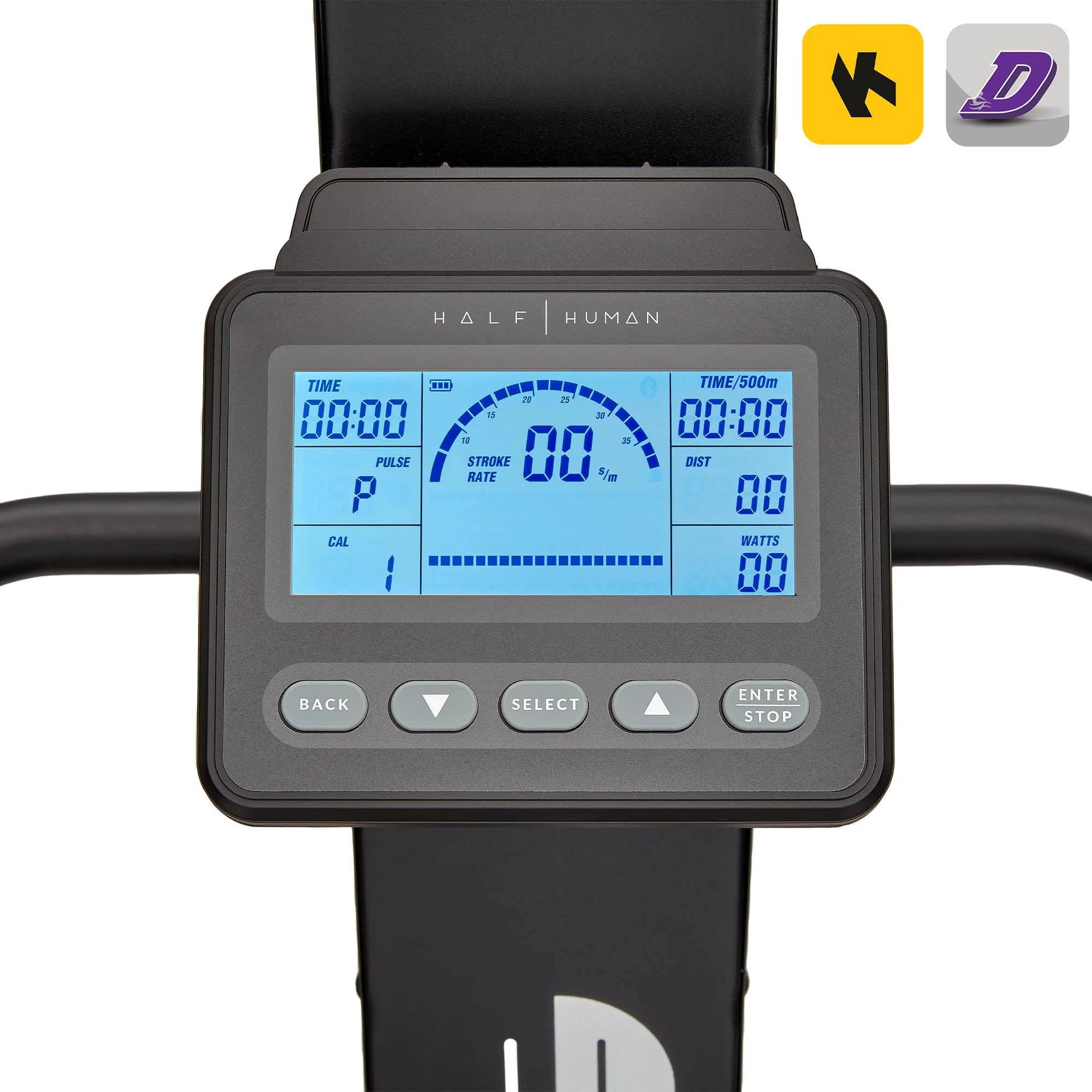 Halb-Menschliche Luftskimaschine mit Bodenständer