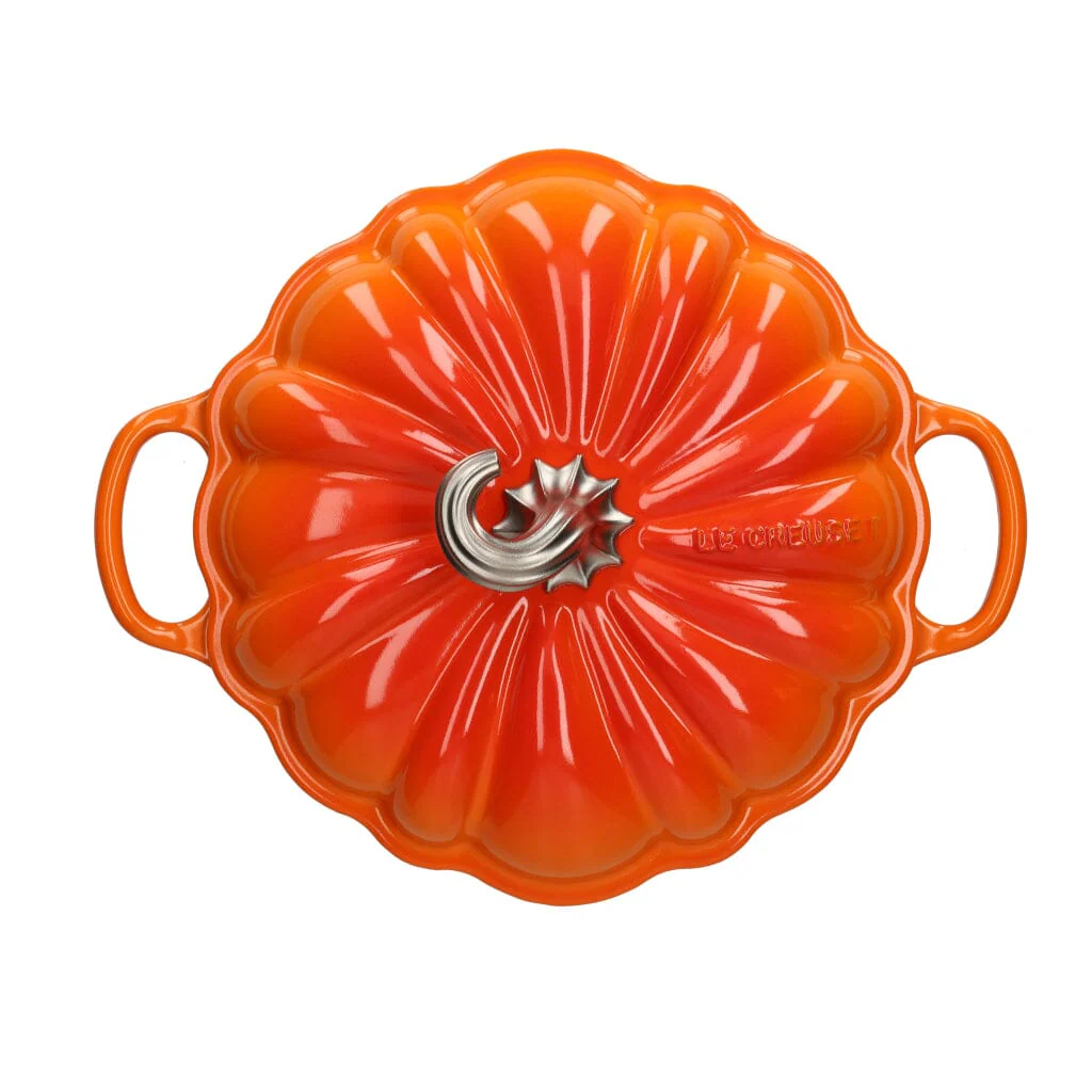 2025 Le Creuset - Cocotte / Bräter Signature Orange Pumpkin 24 cm 3,7 l