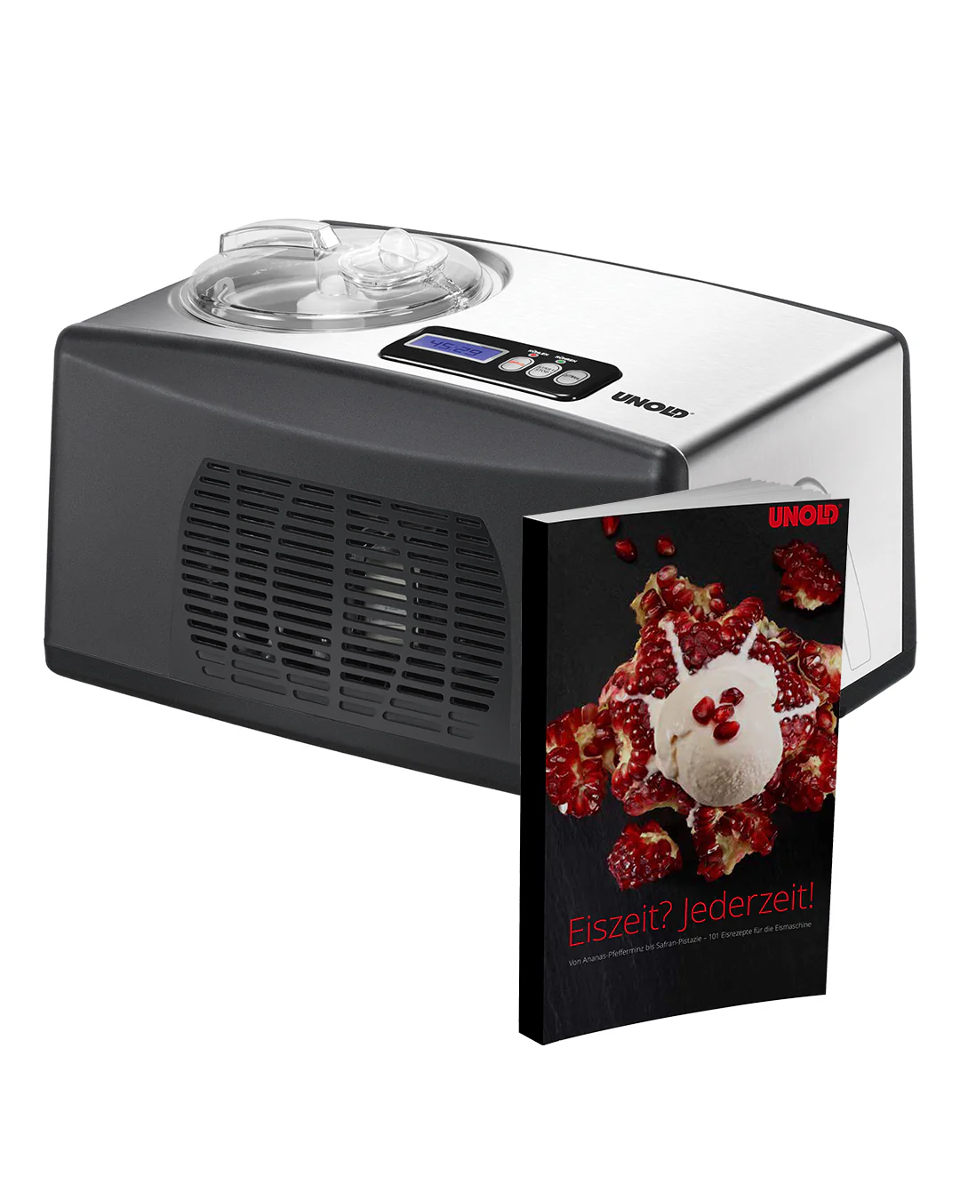 Cortina Sorbetmaschine 2025 mit Rezeptbuch, 1,5 l