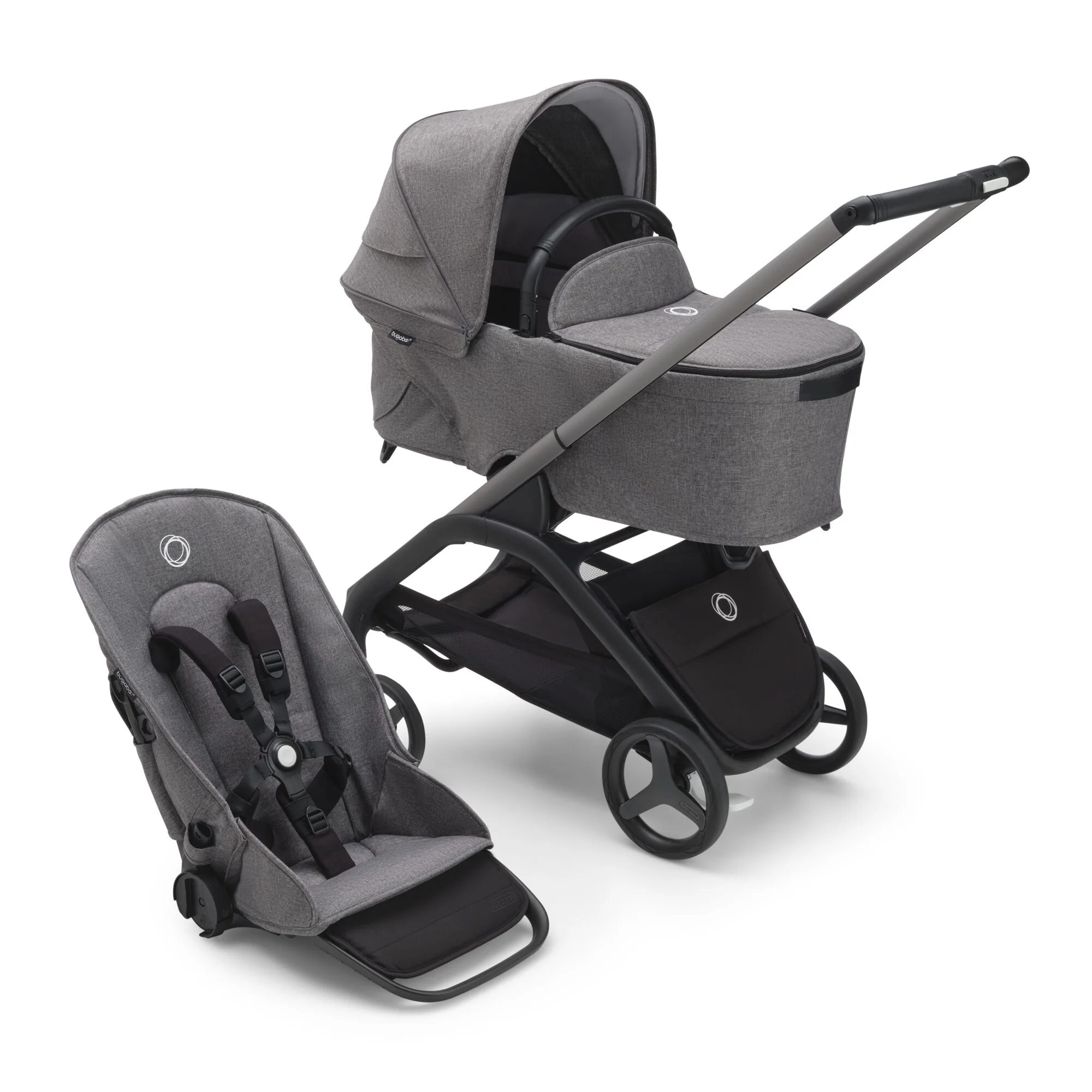 Bugaboo Dragonfly Komplettkinderwagen mit Babywanne (Modelljahr 2025) – Vorbestellung