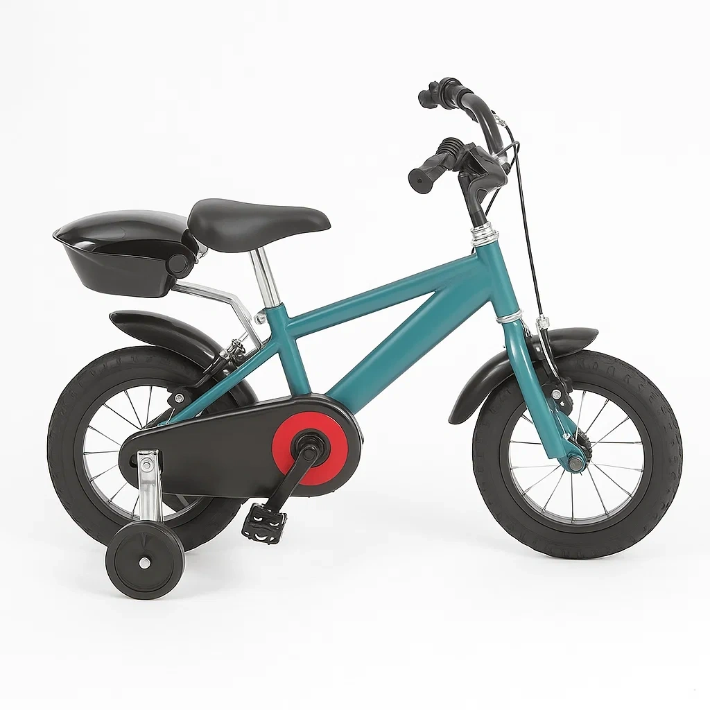 12-Zoll-Kinderfahrrad, Blau/Schwarz, geeignet für Kinder von 3–5 Jahren – whypUTJMt4YW
