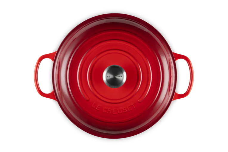 2025 Le Creuset - Campagnard Kirschrot Cocotte 30 cm und 3,5 l