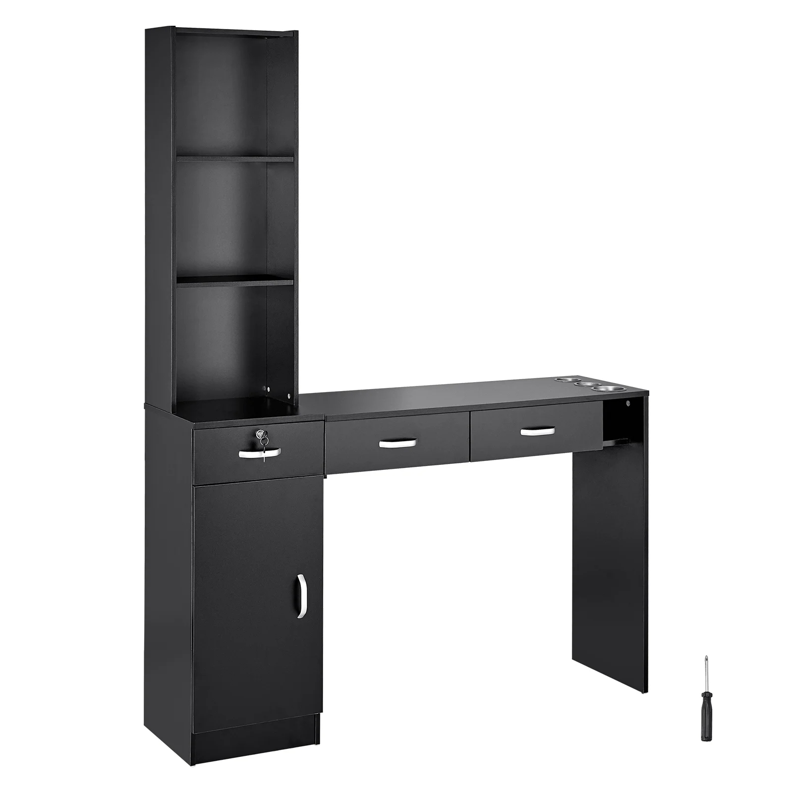 2025 SKYSHALO Wandmontierter Friseurtisch – Schminktisch für Schönheitssalons und Spas.