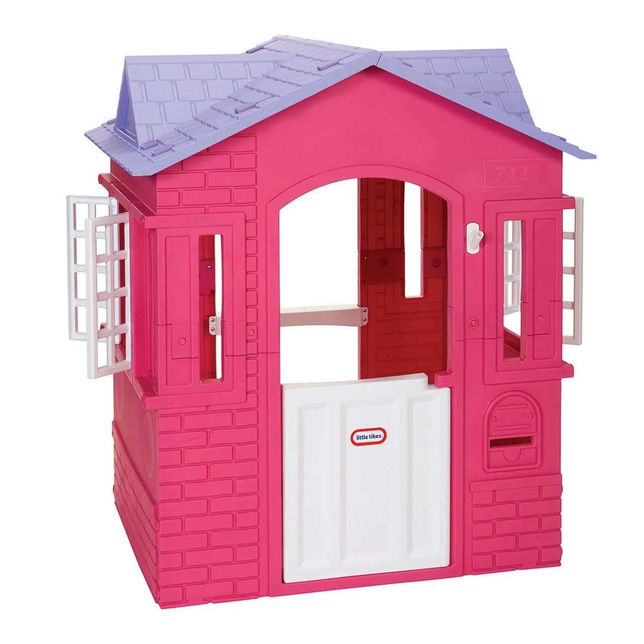 Little Tikes Cape Cottage Spielhaus, Rosa – Spielhaus für Mädchen und Jungen im Alter von 2-8 Jahren