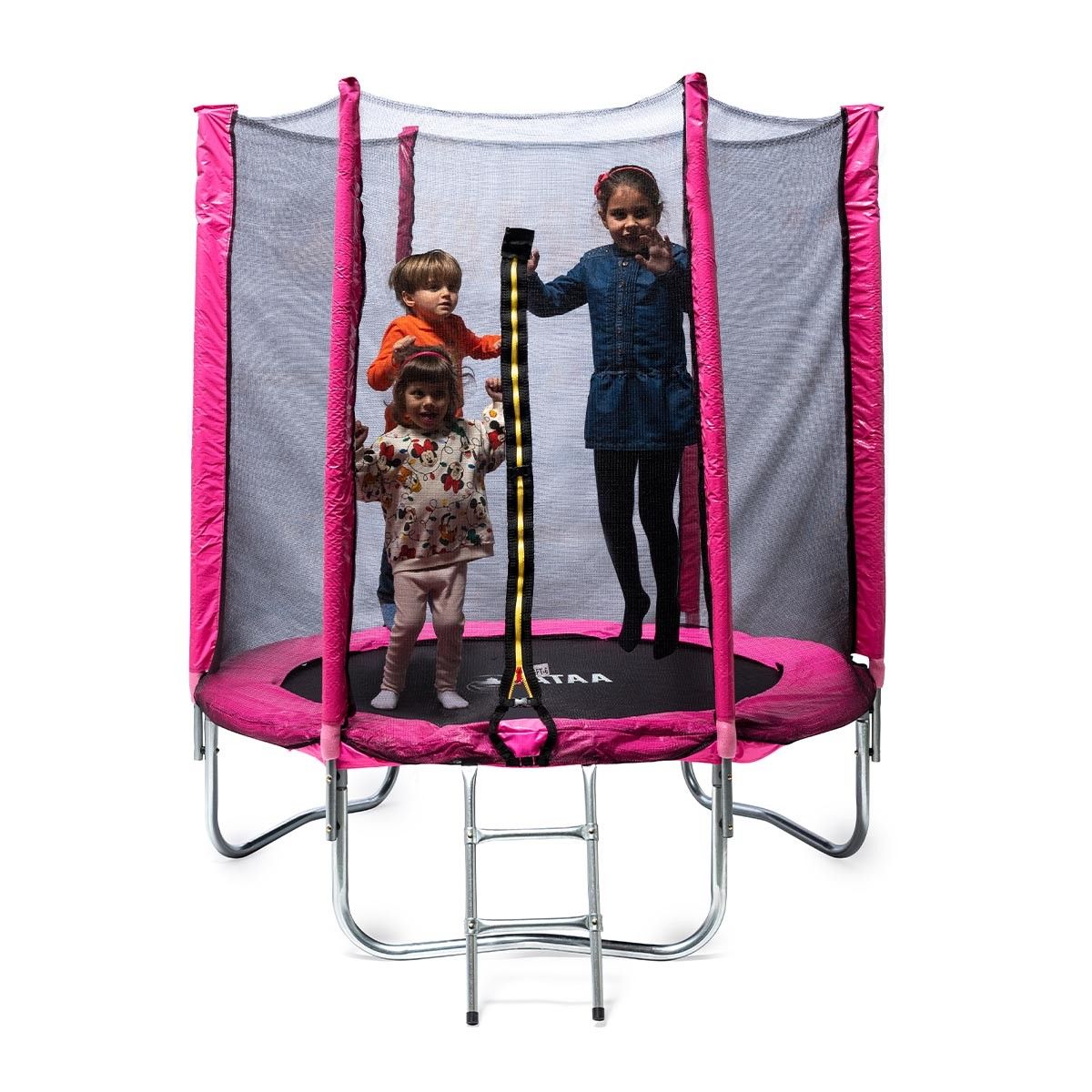 Kindertrampolin 185 Pink - Outdoor-Spiele und Spielzeug für Kinder