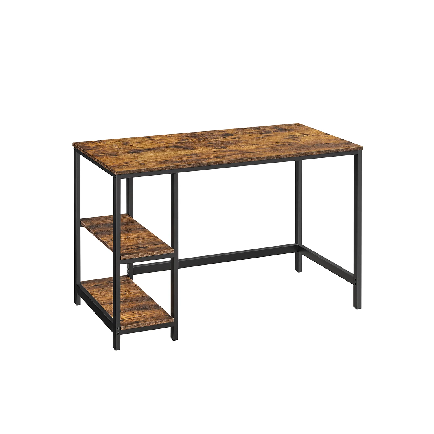 Schreibtisch mit Metallgestell